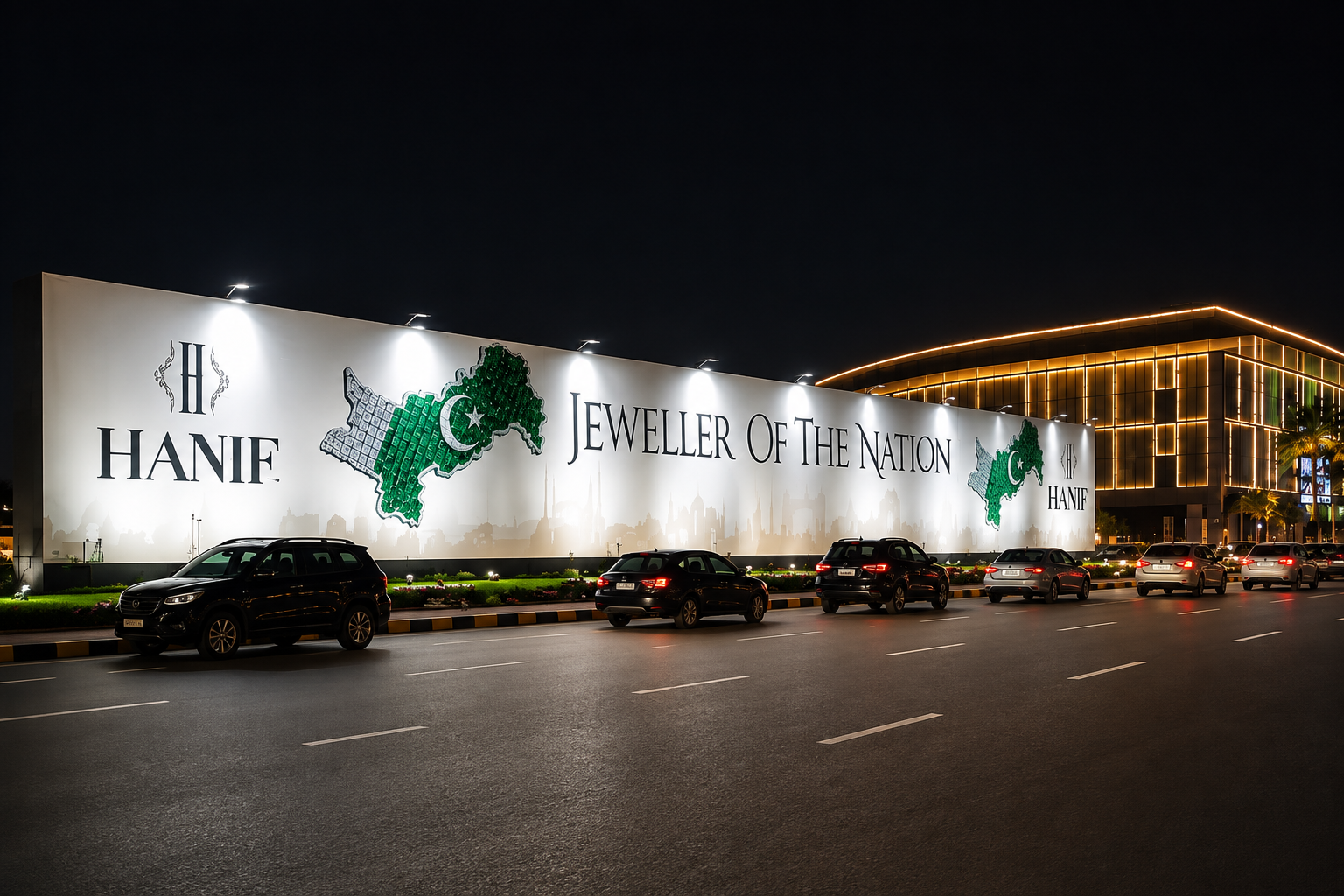 Premium billboard campaign